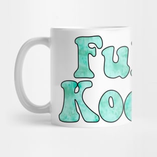 Tie Dye Mint Full Kook Mug